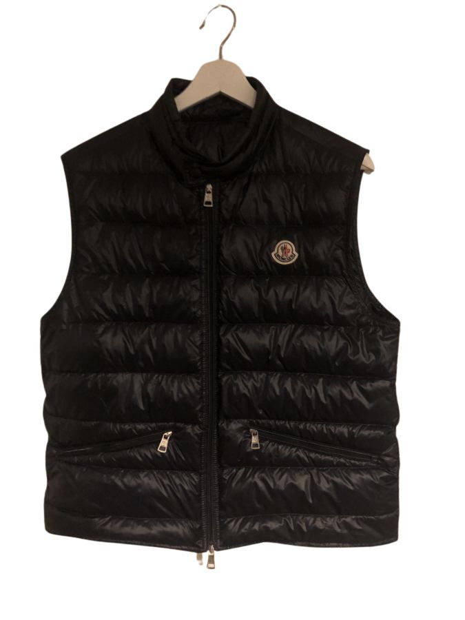 Moncler Väst Man Moncler Gui väst, kan nt modellen Blå Nyskick