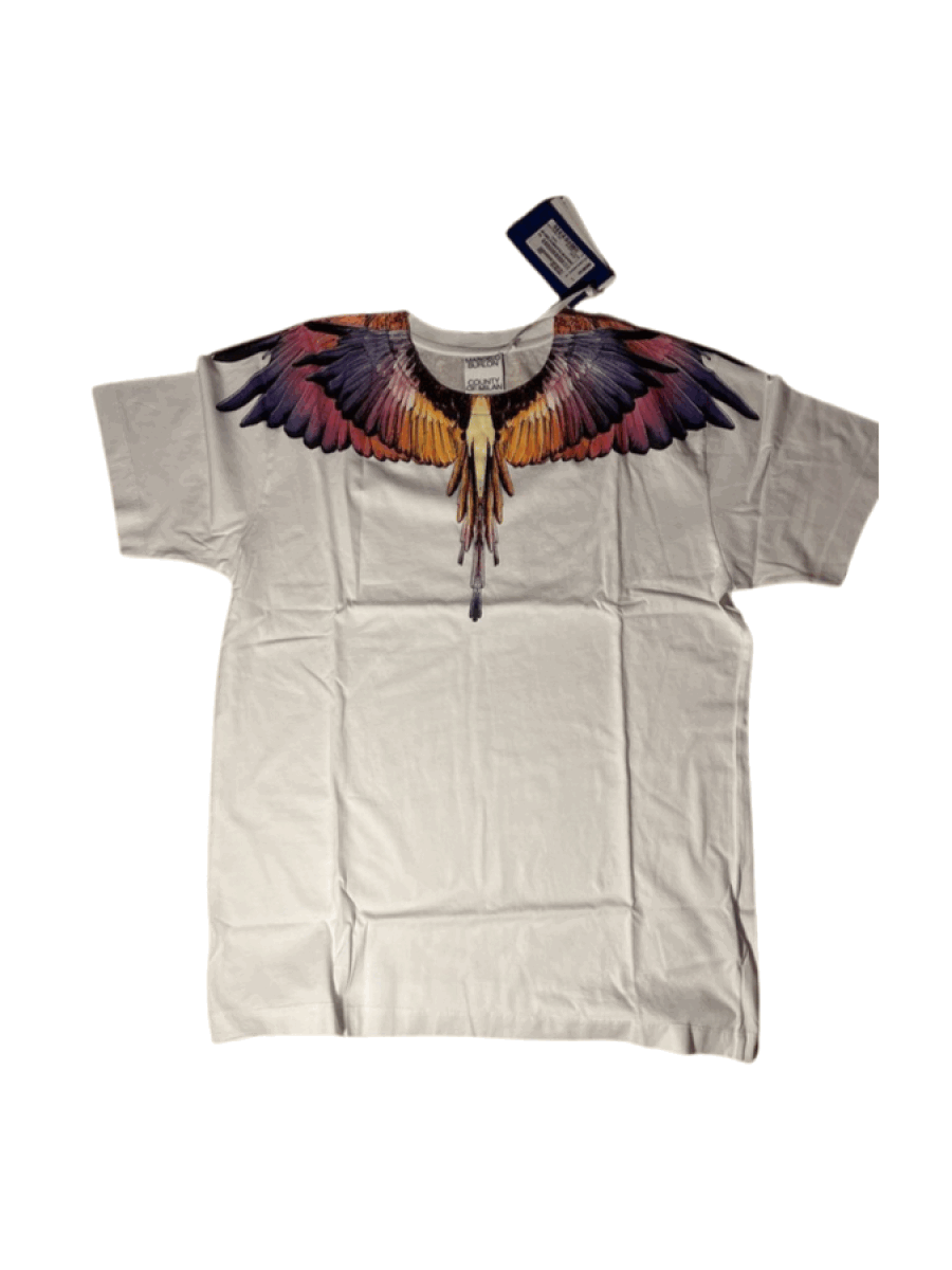 Marcelo burlon T-shirt Man Wing tee Vit Ny